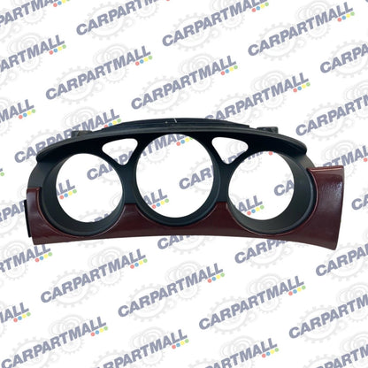 02 03 LEXUS ES300 INSTRUMENT SPEEDOMETER CLUSTER RED WOOD COVER TRIM 55404-33080