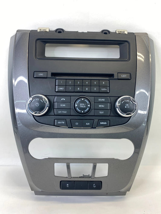 10-12 FORD FUSION CENTER DASH CD RADIO CONTROL PANEL W /BEZEL 9E5T18A802AE OEM