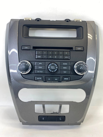 10-12 FORD FUSION CENTER DASH CD RADIO CONTROL PANEL W /BEZEL 9E5T18A802AE OEM