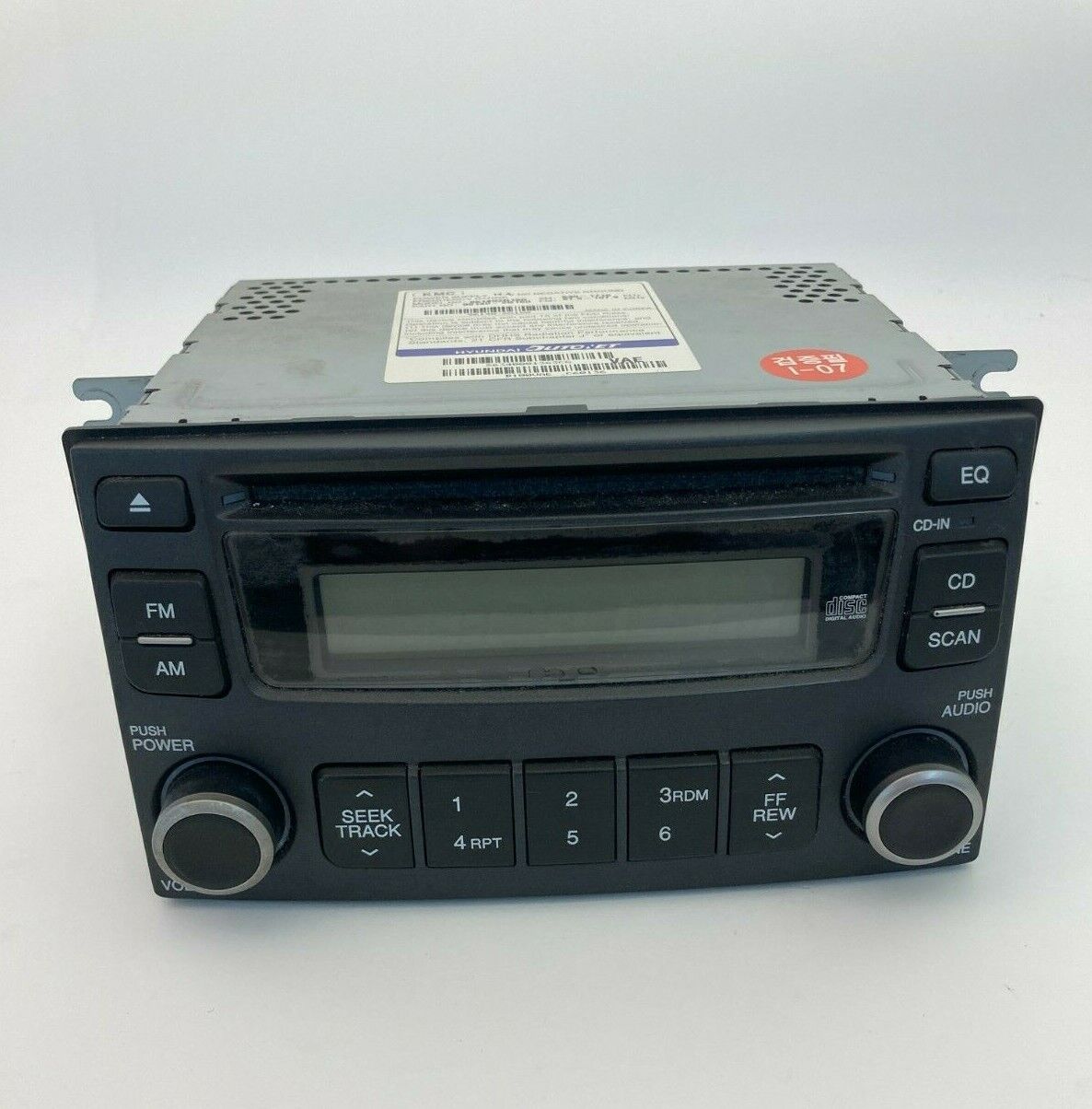 2006 2007 Kia Optima AM/FM Radio CD Player Receiver Audio Assembly 96140-2G150