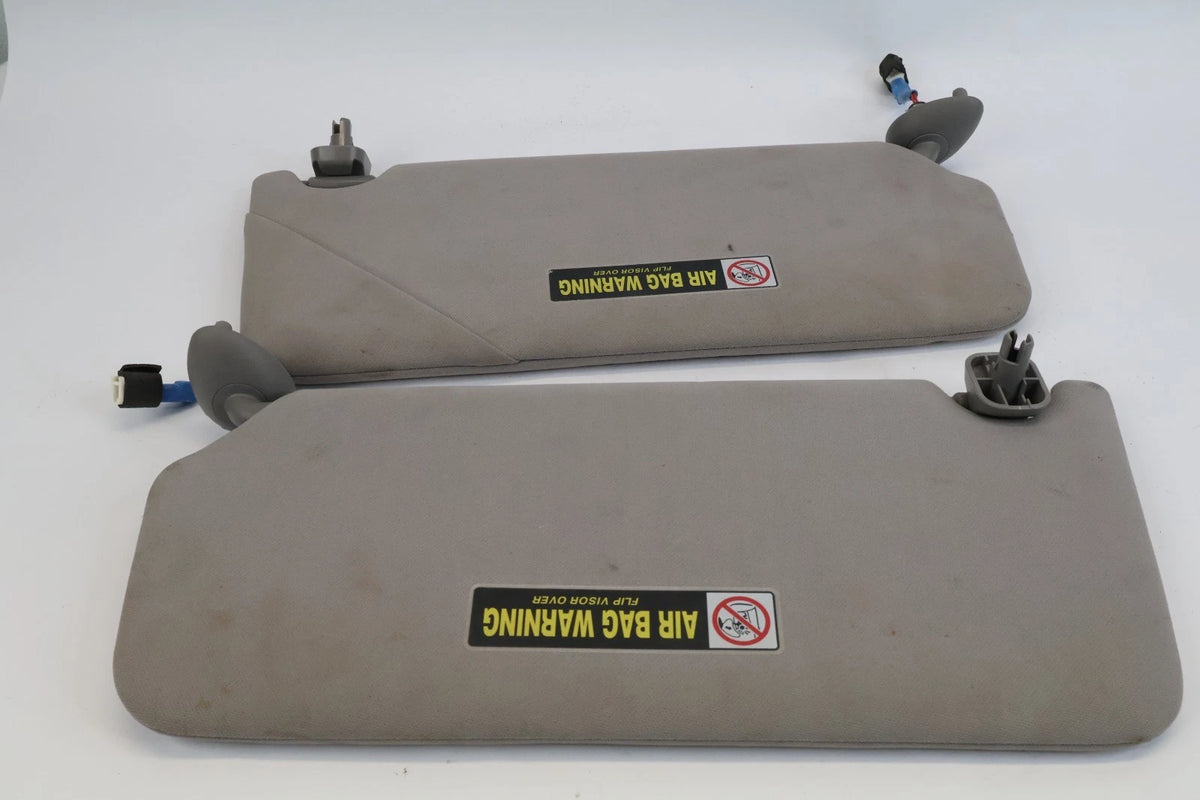 2008-2010 HONDA ACCORD SUNVISOR SUN VISORS SHADE SET LH RH W/ MIRROR LIGHTED OEM