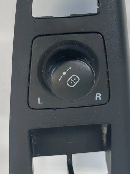 12-15 CHEVY CAPTIVA SPORT FRONT LEFT DOOR MASTER SWITCH BEZEL W/ MIRROR SWITCH