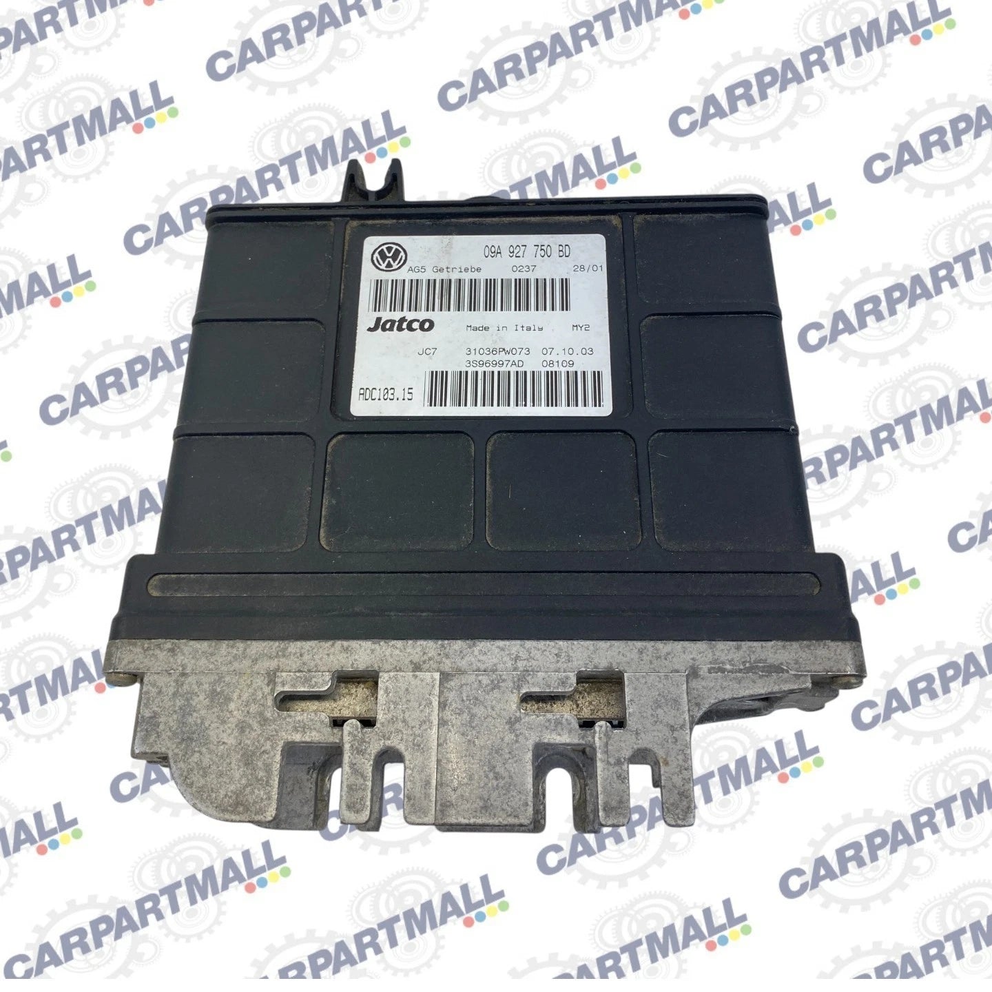 2003-2005 VOLKSWAGEN JETTA TRANSMISSION COMPUTER CONTROL MODULE OEM 09A927750BD