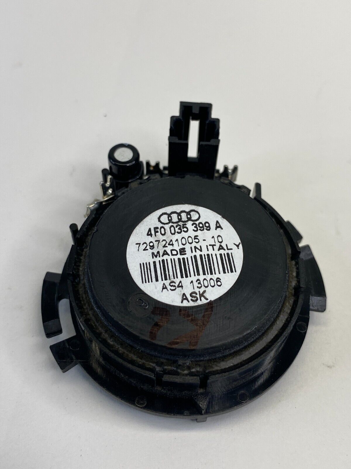 2006-2011 Audi A6 Sedan Rear Left Back Driver Door Speaker Tweeter 4F0-035-399-A