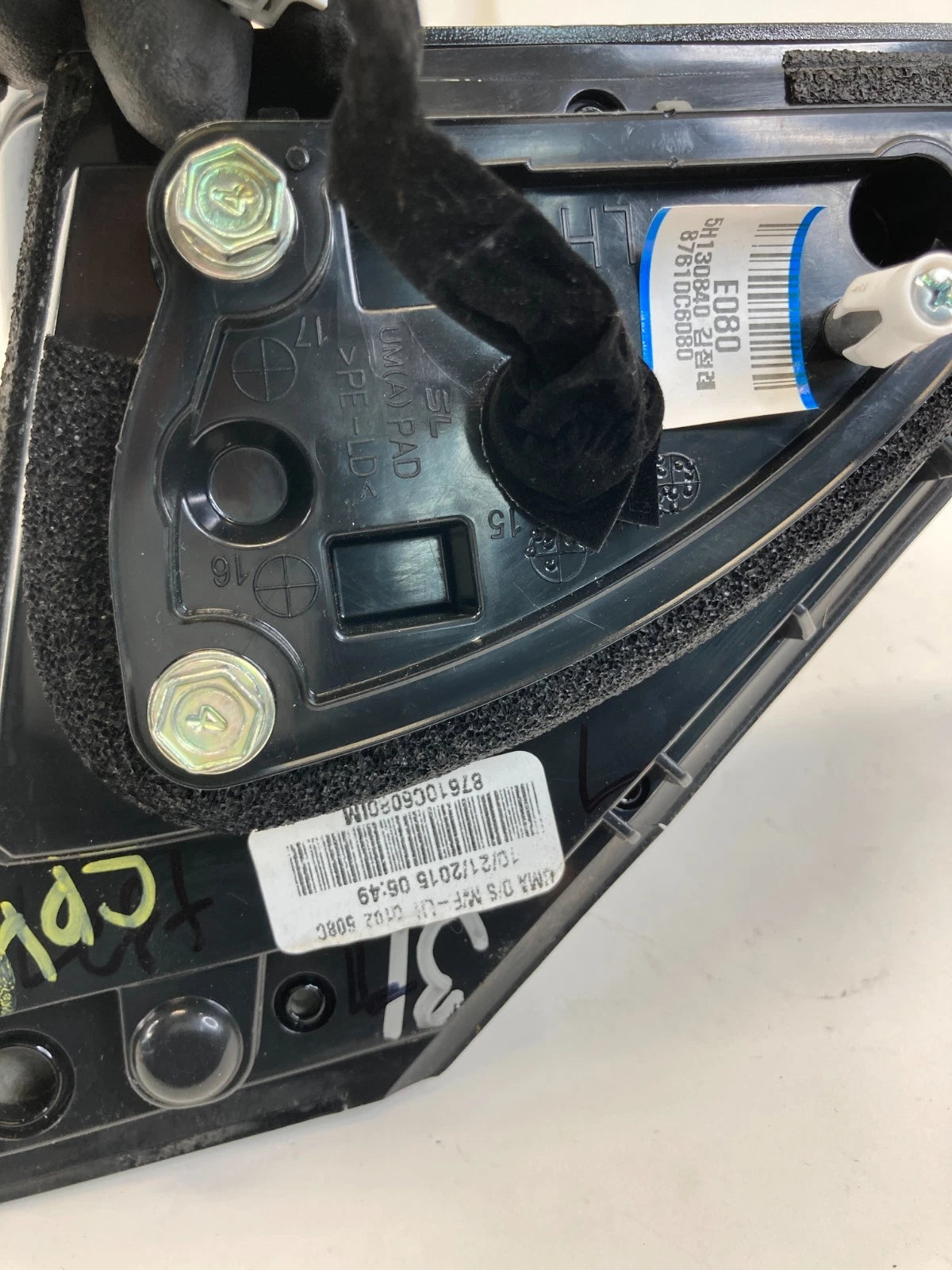 2016-2018 KIA SORENTO LEFT DRIVER SIDE VIEW MIRROR POWER HEATED 87610C6080IM