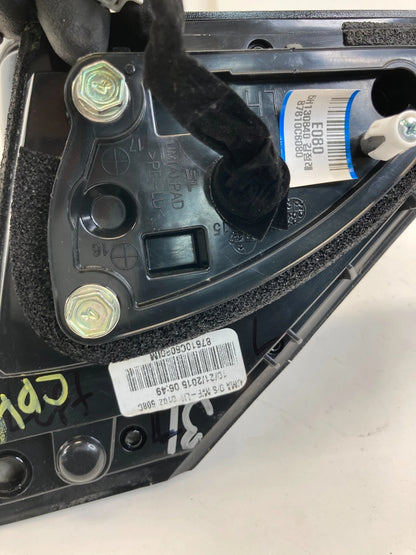 2016-2018 KIA SORENTO LEFT DRIVER SIDE VIEW MIRROR POWER HEATED 87610C6080IM