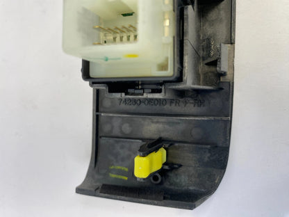 07-09 LEXUS RX350 FRONT RIGHT DOOR WINDOW & LOCK SWITCH W/ BEZEL 74230-0E010 OEM