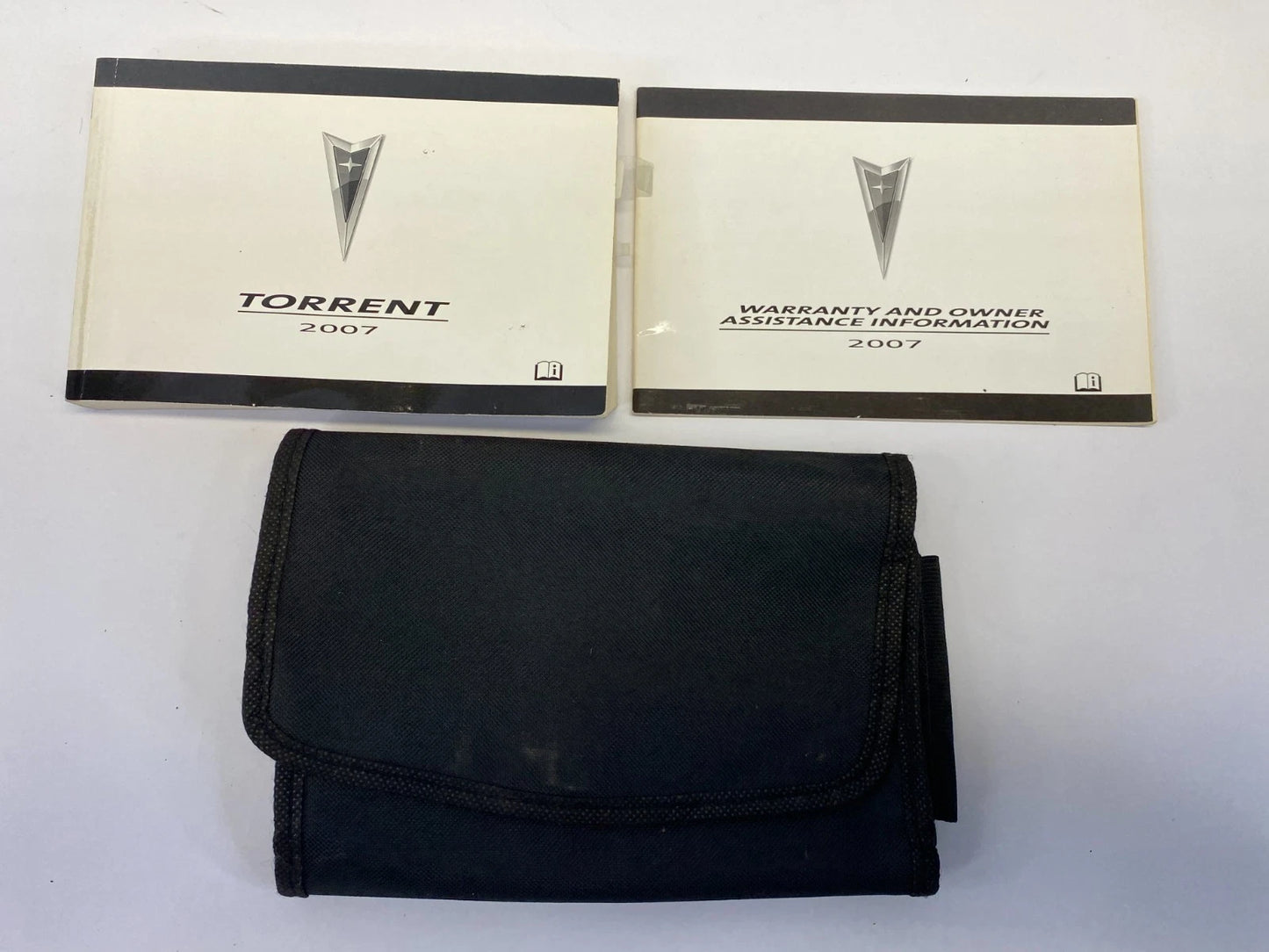 2007 PONTIAC TORRENT 3.4L V6 OWNERS MANUAL SET WITH CASE BAG OEM