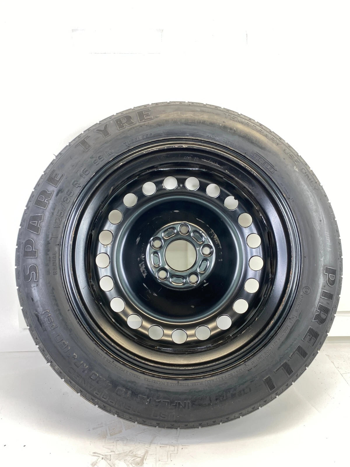 2004-2010 VOLVO S40 06-13 C70 08-13 C30 SPARE TIRE COMPAT DONUT T125/85R16 16"