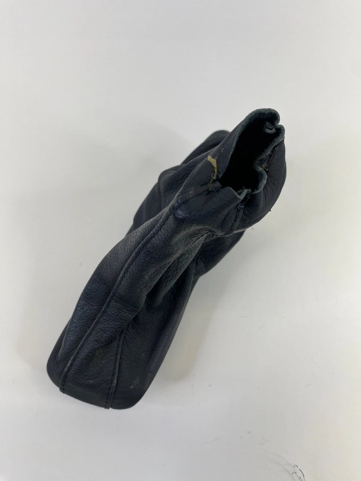 06 07 BMW 530XI EMERGENCY PARKING BRAKE BOOT HANDLE COVER LEATHER 34427034091