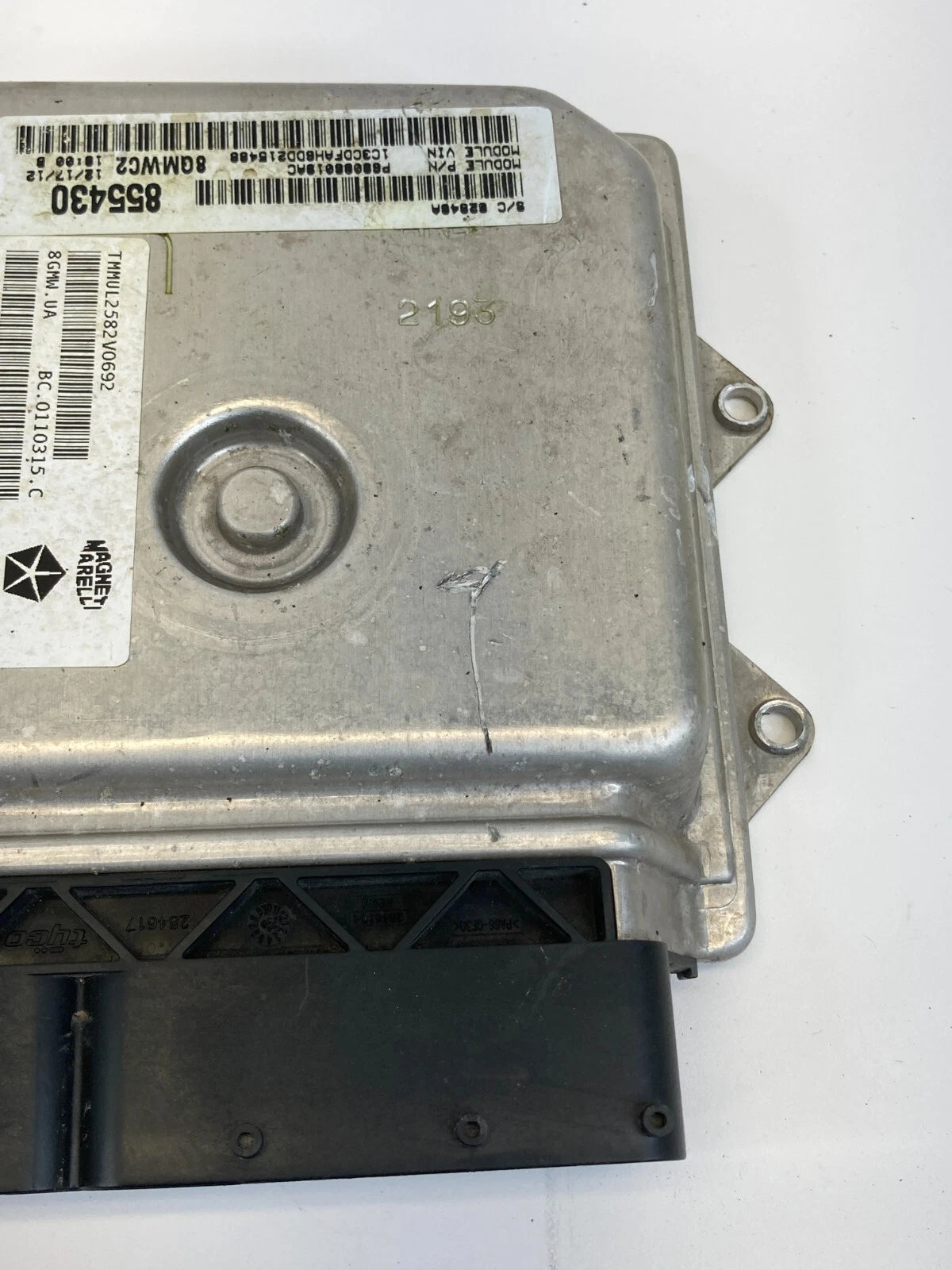 2013 DODGE DART 1.4L L4 A/T ENGINE COMPUTER CONTROL MODULE ECM ECU 05150663AD