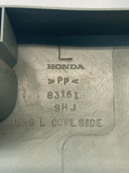05-10 HONDA ODYSSEY LEFT DRIVER SIDE LOWER KICK COWL PANEL TRIM 83161-SHJ OEM