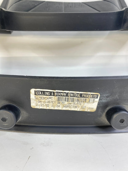 02-05 DODGE RAM 1500 DASH INSTRUMENT CLUSTER SPEEDOMETER TRIM BEZEL 5GZ93XDVAC