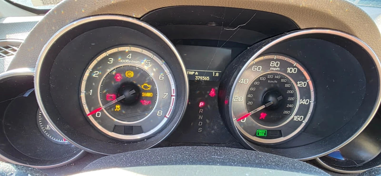 10-13 ACURA MDX DASH INSTRUMENT CLUSTER SPEEDOMETER GAUGES 379K M 78100STXA6 OEM
