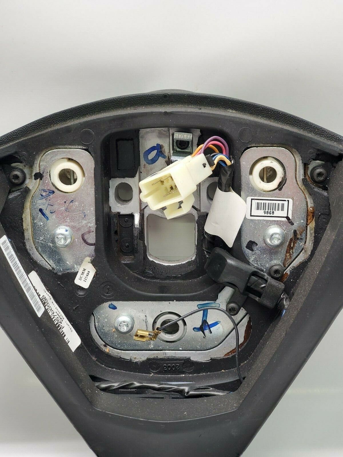 04-07 Cadillac CTS Steering Wheel Assembly w/ Leather & Audio Switches 25766590