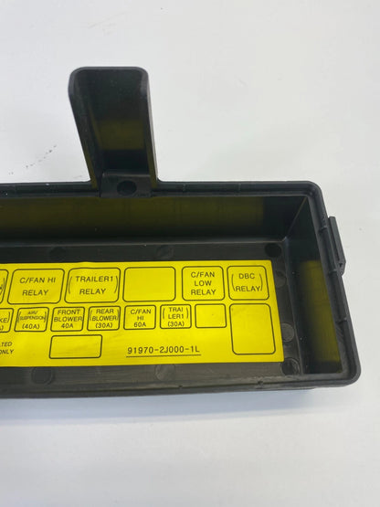 2009 2010 2011 KIA BORREGO 3.8L FUSE RELAY BOX COMPARTMENT COVER LID OEM