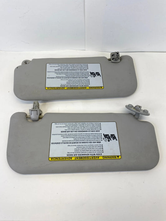 2014-2017 TOYOTA COROLLA LEFT & RIGHT SIDE SUNVISOR SHADE PAIR SET W/ MIRROR OEM