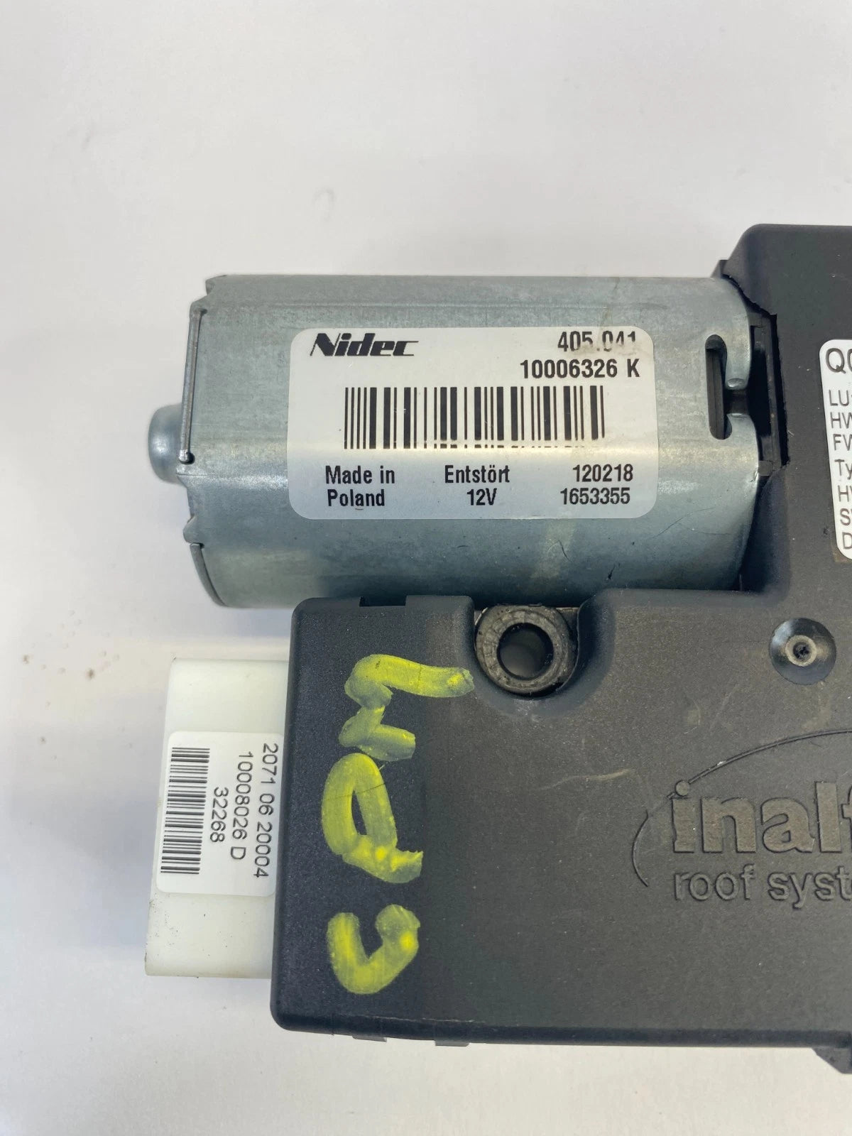 2009-2015 MERCEDES-BENZ GLK350 LEFT SUNROOF MOON ROOF MOTOR UNIT A204-906-41-02