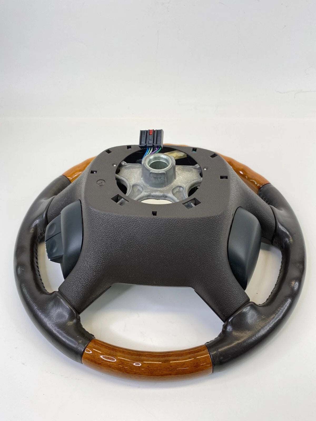 2009 2010 2011 2012 BUICK ENCLAVE STEERING WHEEL W/ WOODGRAIN ASSEMBLY OEM