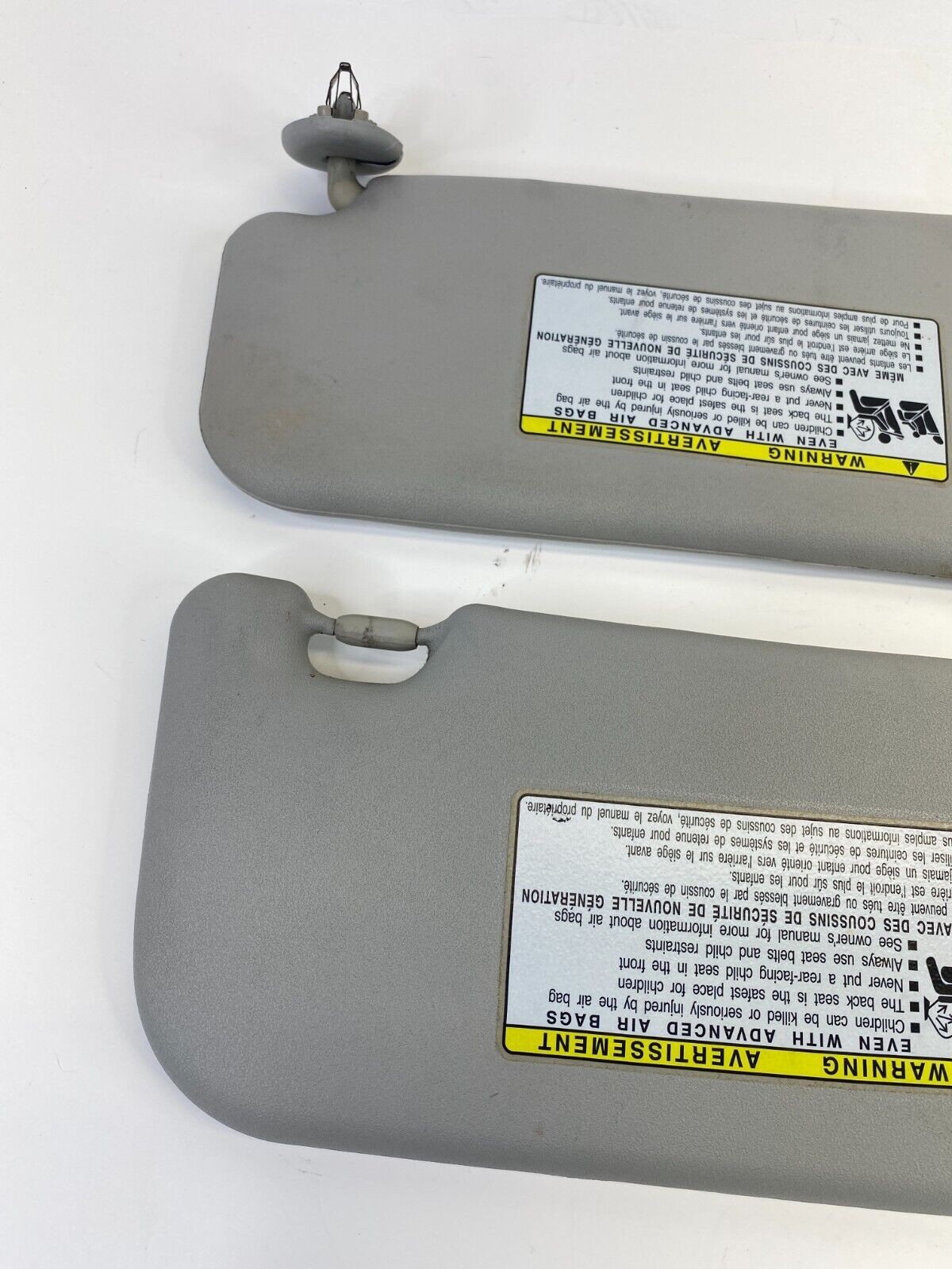 2009-2013 Toyota Corolla Left & Right Side Sunvisor Sun Visor Shade Set Pair OEM