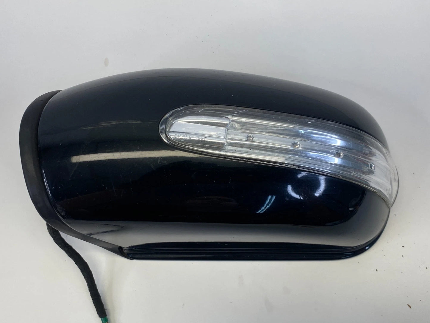 2005 MERCEDES C240 FRONT LEFT DRIVER SIDE VIEW POWER DOOR MIRROR BLACK OEM