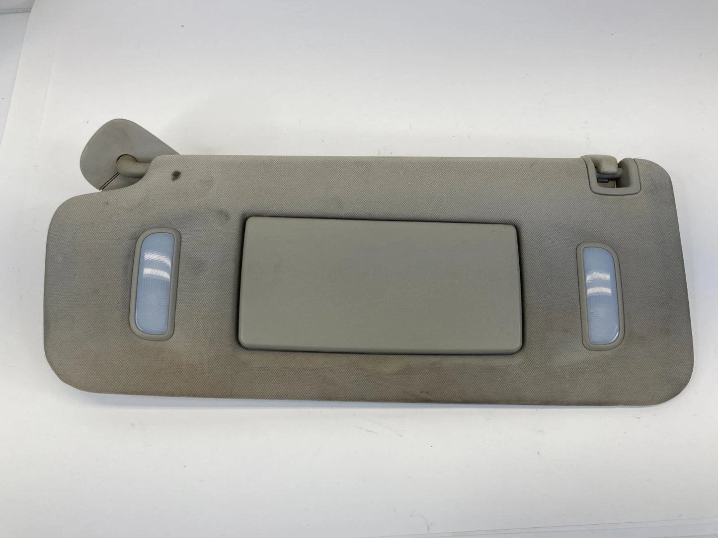 2007-2014 GMC YUKON SUN VISOR SHADE PAIR SET DRIVER & PASSENGER SIDES GRAY OEM