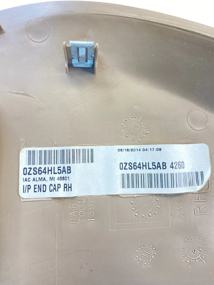 2011-2016 CHRYSLER TOWN & COUNTRY RIGHT SIDE DASH PANEL END CAP TRIM 0ZS64HL5AB