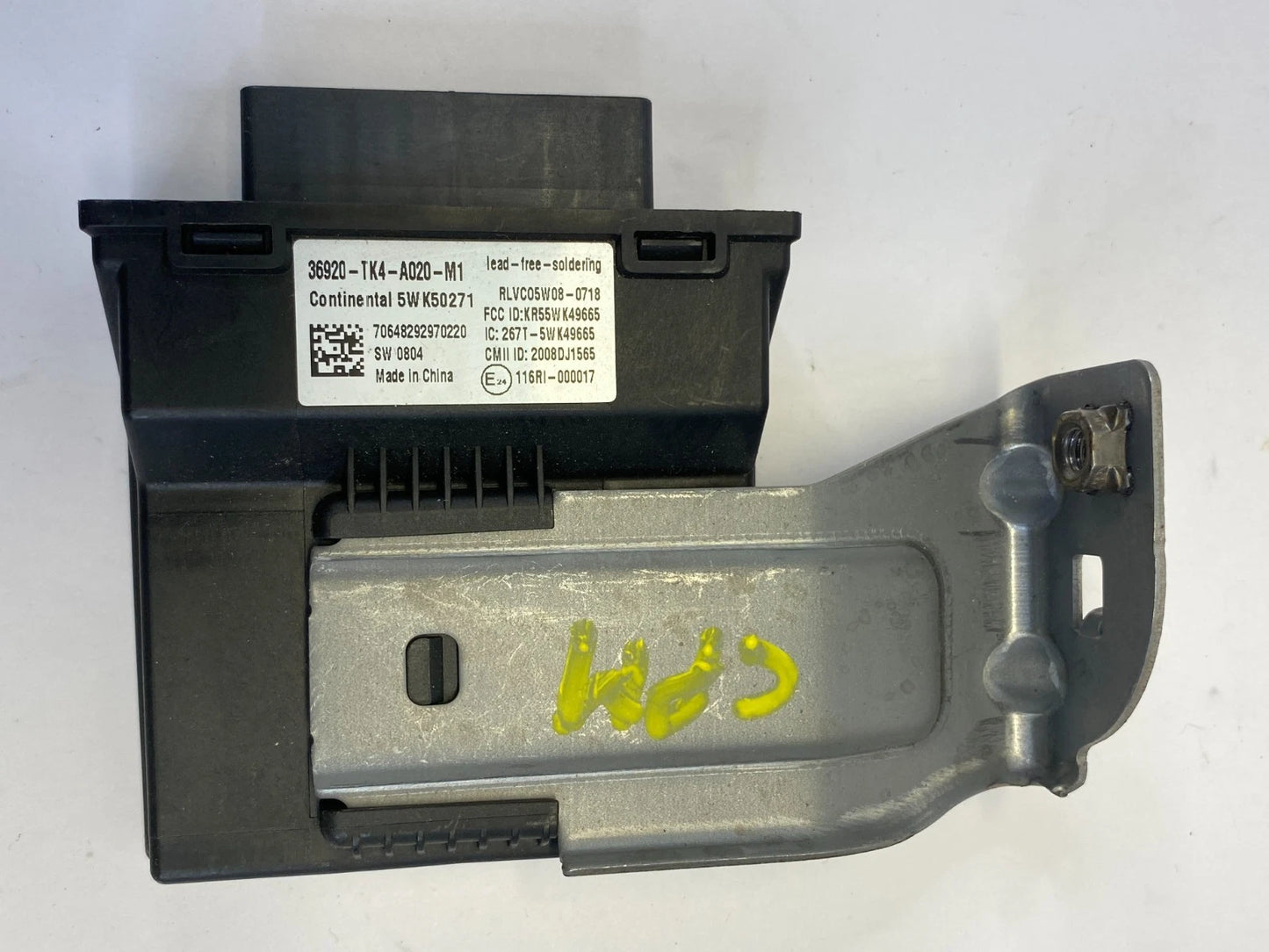 2009-2014 ACURA TL IGNITION SMART KEY CONTROL MODULE 36920-TK4-A020-M1 OEM