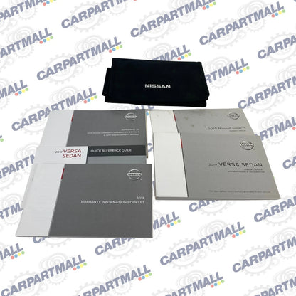 2019 Nissan Versa SV SEDAN Owners Manual Guide Warranty Information w/ Case OEM