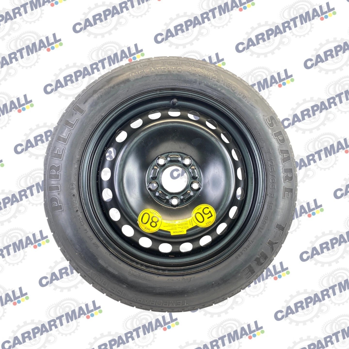 2004-2010 VOLVO S40 06-13 C70 08-13 C30 SPARE TIRE COMPAT DONUT T125/85R16 16"