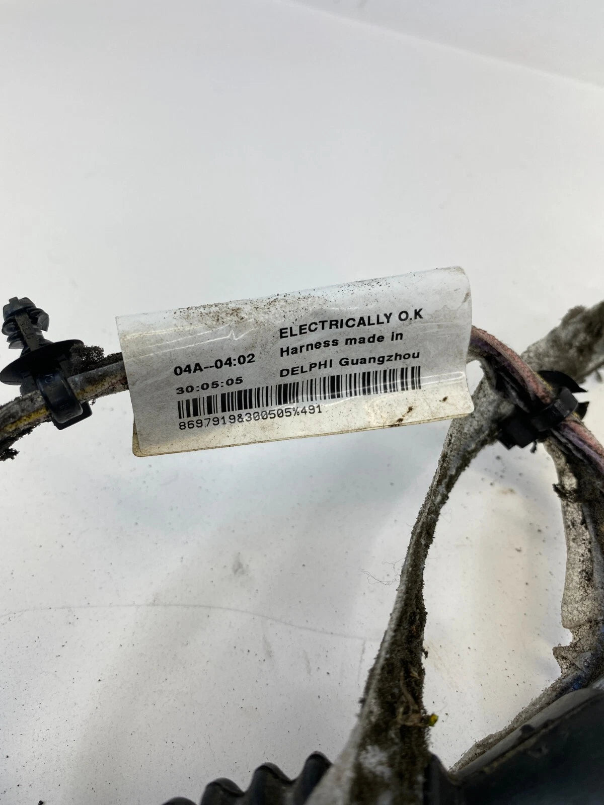 2005-2009 VOLVO S60 REAR LEFT DRIVER DOOR HARNESS WIRE WIRING CABLE D8697919