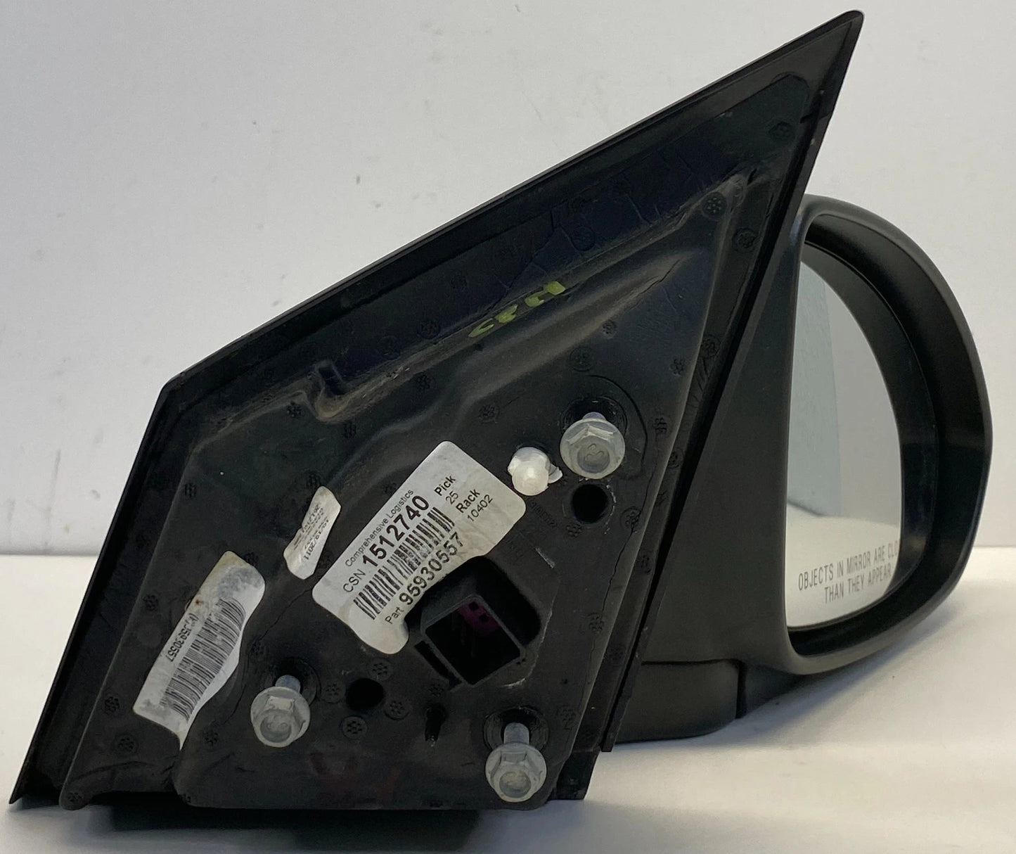 2011-2016 CHEVROLET CRUZE FRONT RIGHT SIDE VIEW POWER DOOR MIRROR 95930557