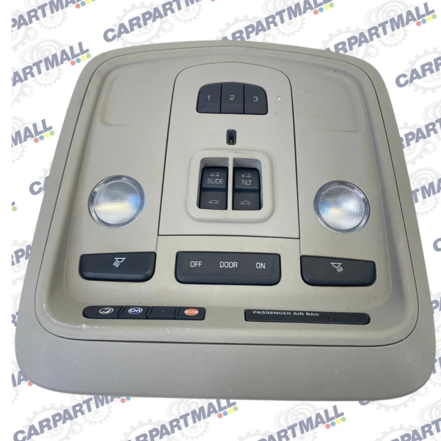 13-18 CADILLAC ATS OVERHEAD ROOF CONSOLE DOME MAP LIGHT SUNROOF SWITCH 22972741