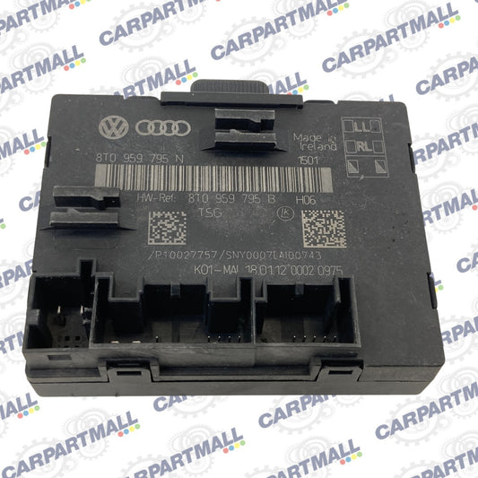 2011-2013 Audi A4 Quattro Rear Left Side Door Locking Control Module 8T0959795N