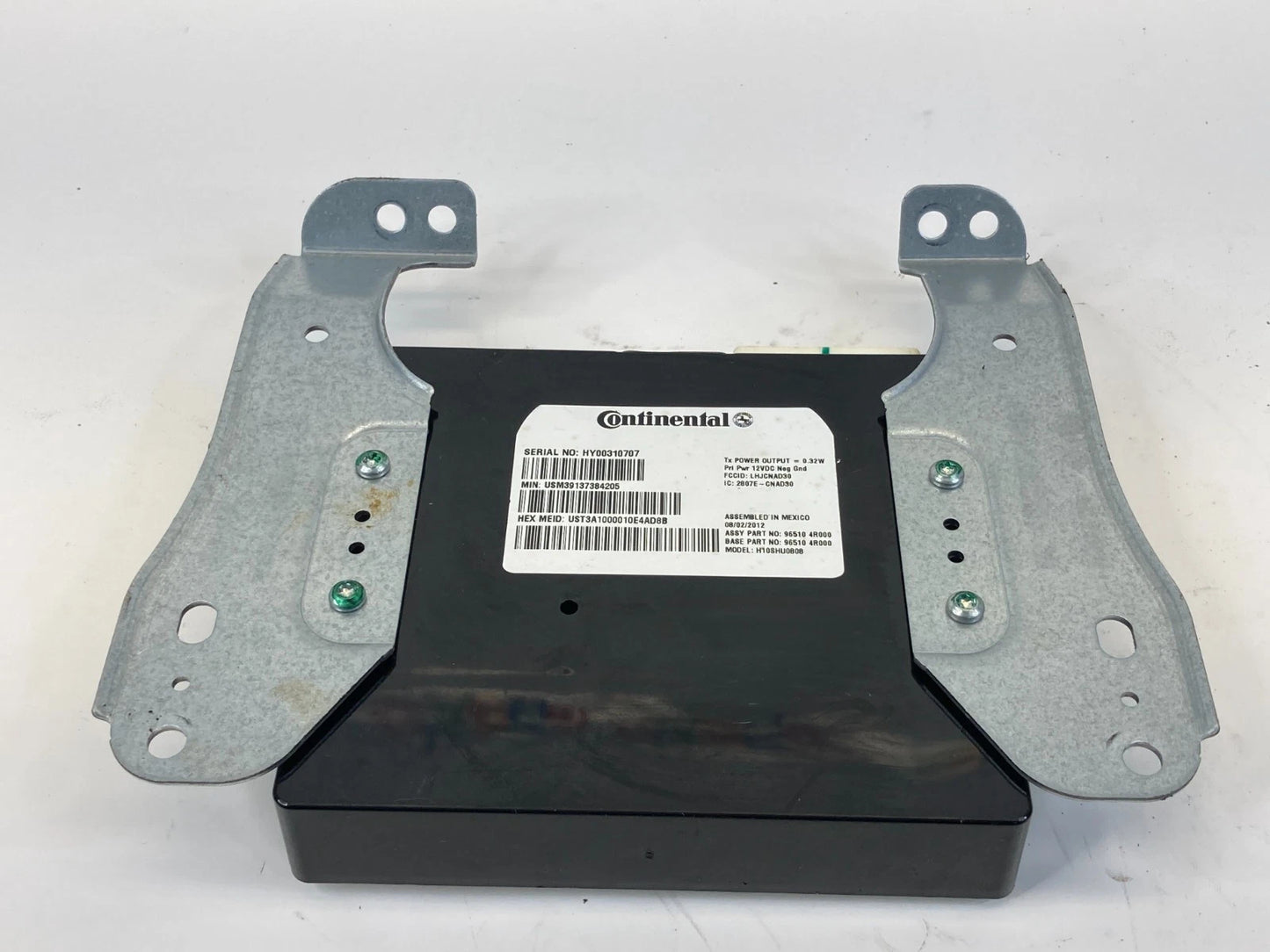 11-15 HYUNDAI SONATA HYBRID TELEMATICS COMMUNICATION CONTROL MODULE 96510-4R000