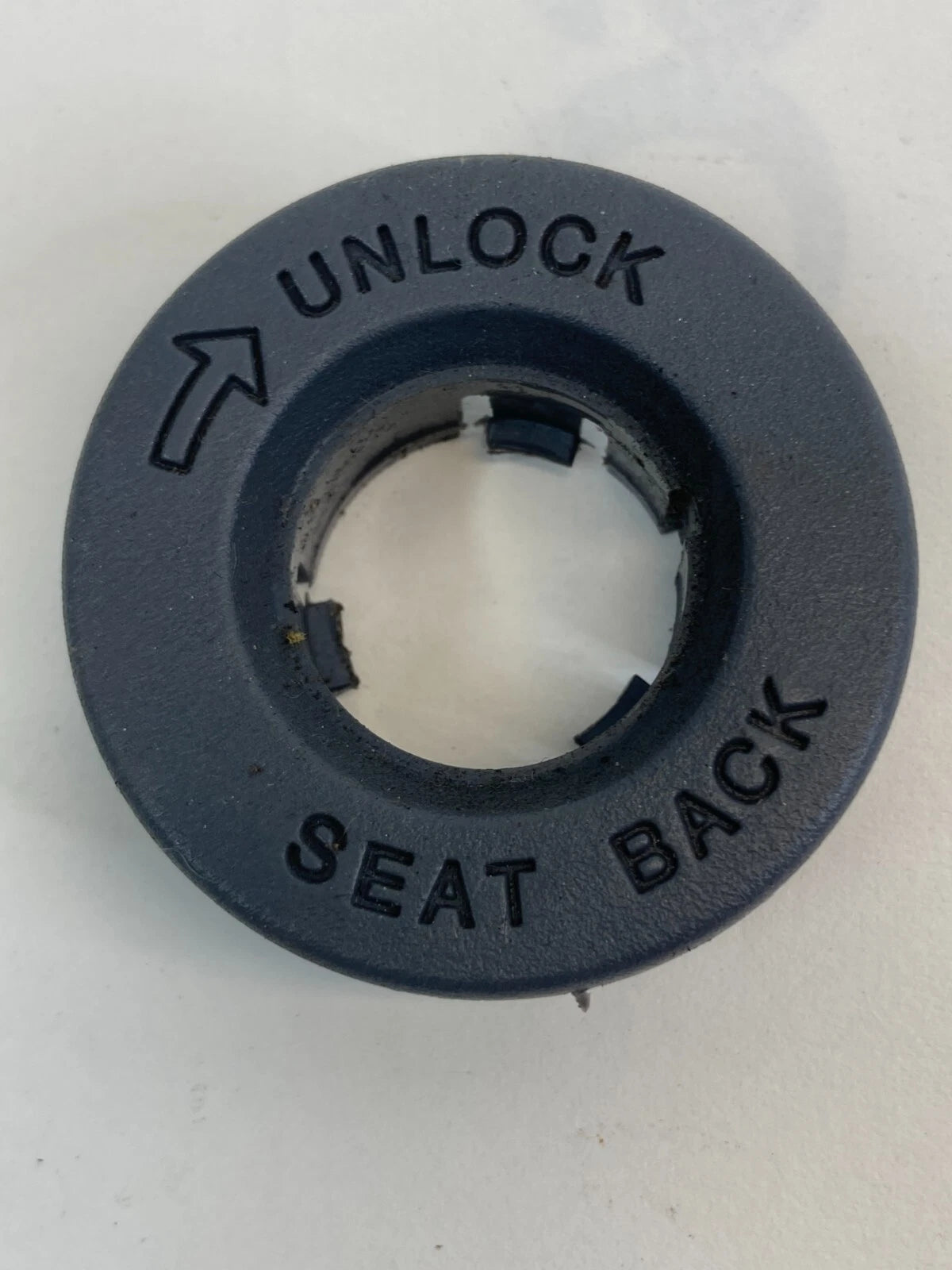 98 99 HONDA ACCORD REAR SEAT BACK UNLOCK LOCK CYLINDER COVER BEZEL OEM FACTORY