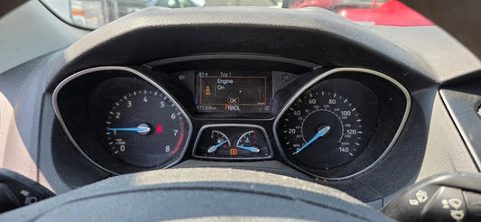 2016 FORD FOCUS DASH SPEEDOMETER CLUSTER GAUGES 177K MILES F1ET-10849-CTK OEM