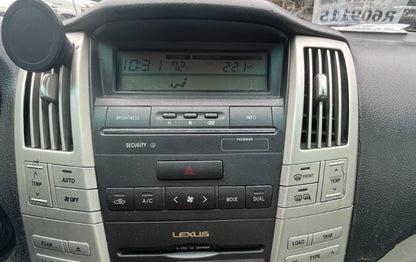 2006 2007 LEXUS RX400H A/C HEATER TEMPERATURE SWITCH CLIMATE CONTROL W/ SCREEN