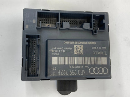 06-08 AUDI A6 FRONT RIGHT PASSENGER SIDE DOOR CONTROL MODULE UNIT 4F0-959-792E