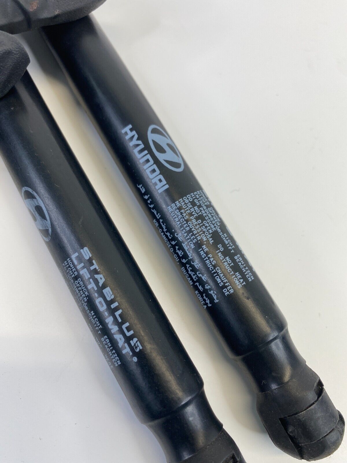 2001-2005 Hyundai Sonata Decklid Trunk Support Shock Strut Lift Cylinder Pair