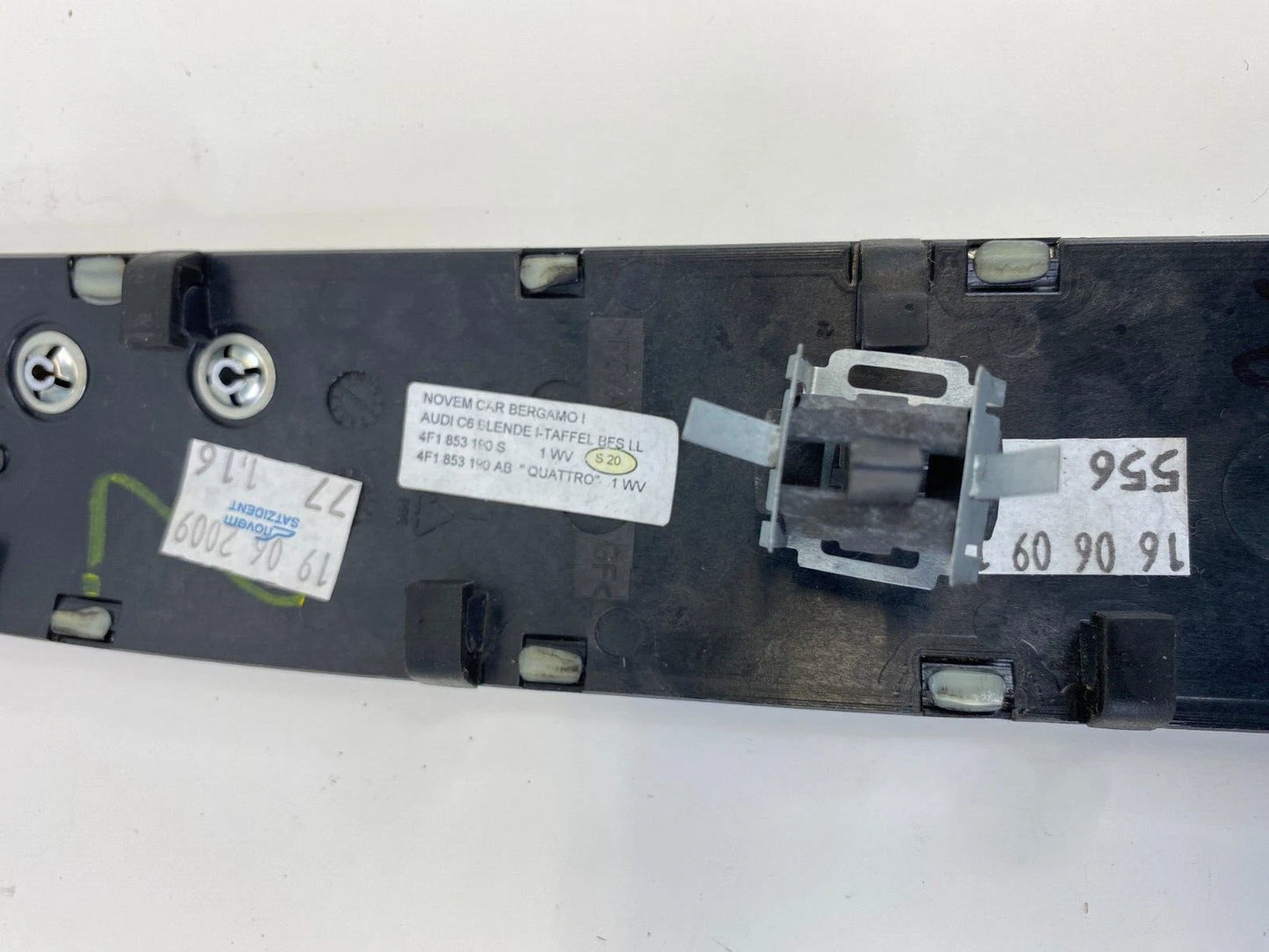 05-11 AUDI A6 QUATTRO DASH RIGHT SIDE COVER BEZEL PANEL TRIM MOLDING 4F1853190S