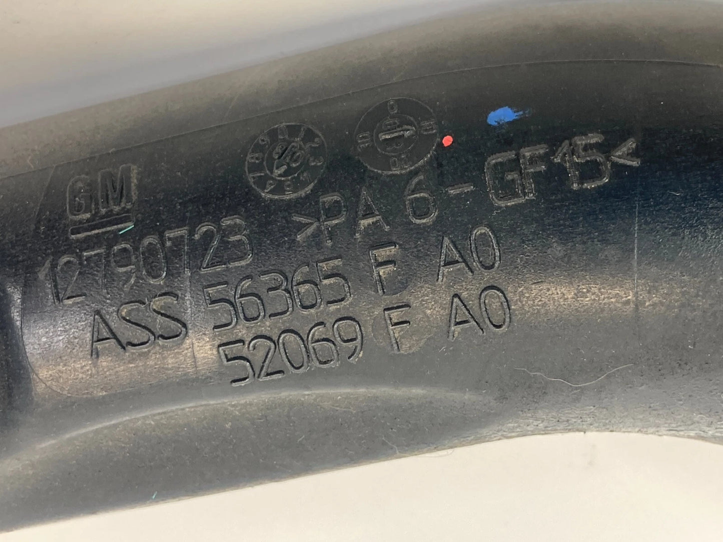 2006-2009 SAAB 9-3 2.8L AIR INTAKE DUCT HOSE TUBE FRONT OEM FACTORY 12790723