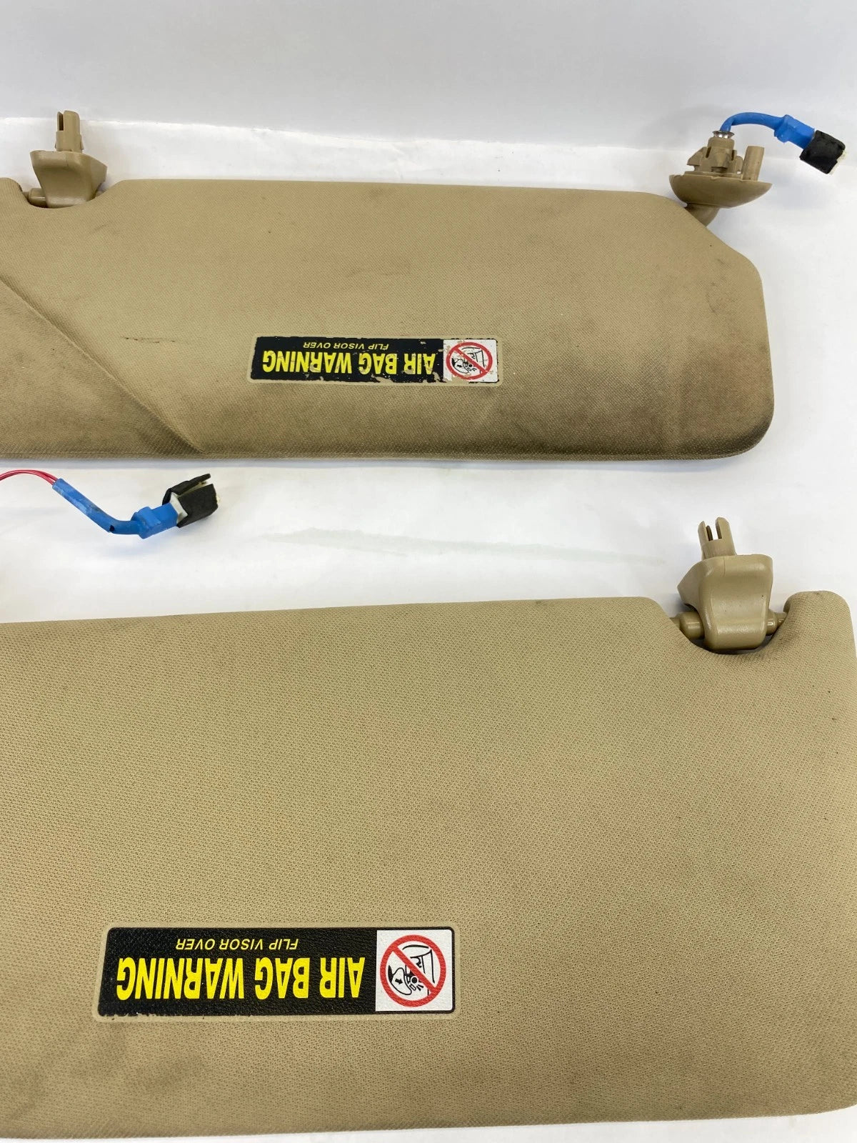 2008-2012 HONDA ACCORD LEFT & RIGHT DRIVER & PASSENGER SUN VISOR SUNVISOR PAIR