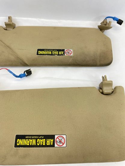 2008-2012 HONDA ACCORD LEFT & RIGHT DRIVER & PASSENGER SUN VISOR SUNVISOR PAIR