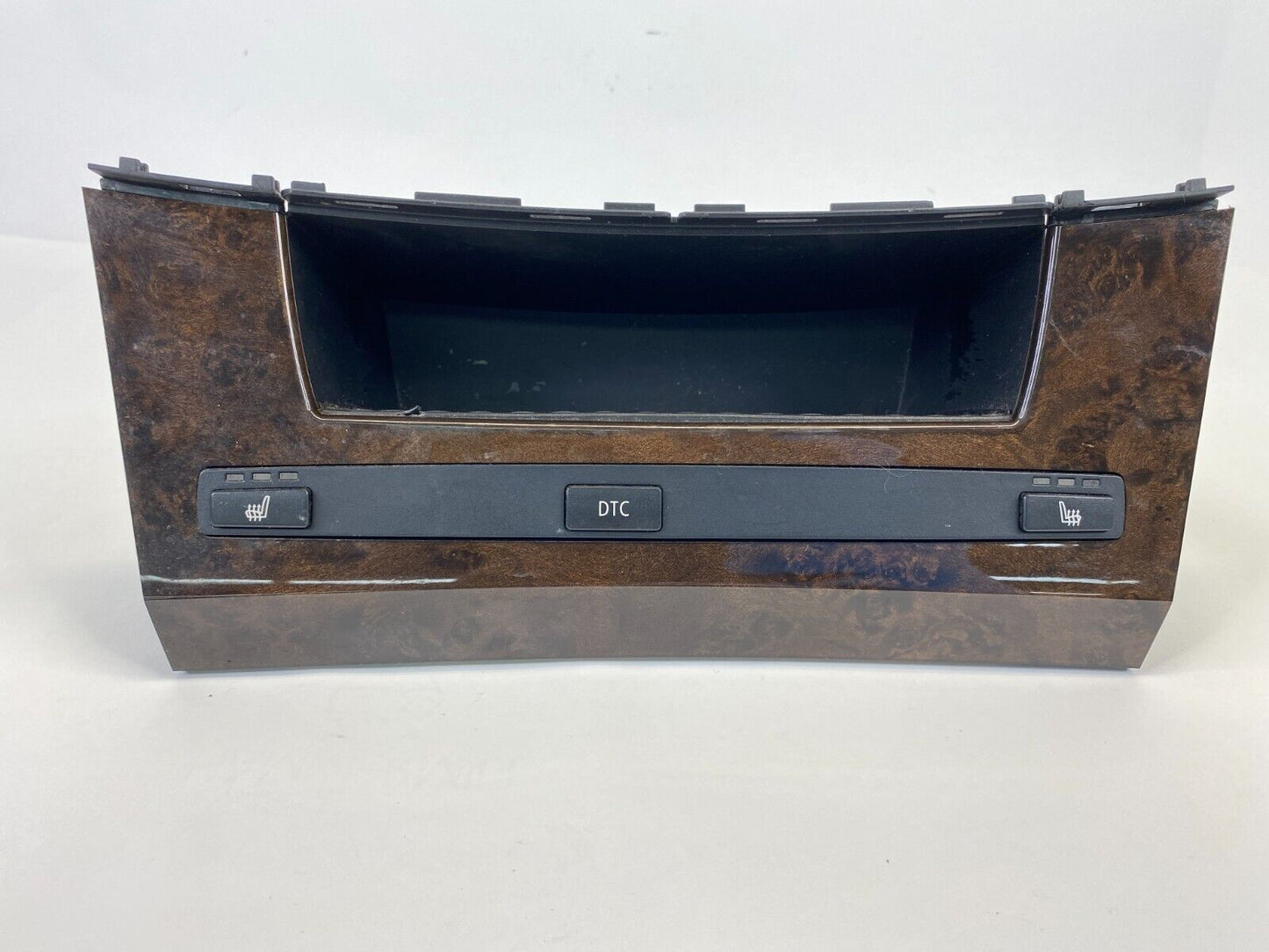 04-07 BMW 530i Lower Dash Storage Panel w DTC & Heated Seat Switch 6-952-471 OEM