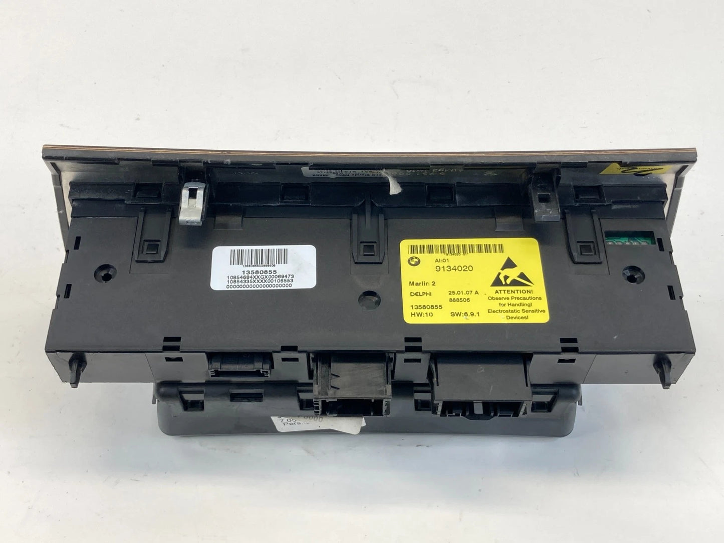 04-07 BMW 525i DASH STORAGE PANEL DTC HEATED SEAT SWITCH BEZEL OEM 31464-0000