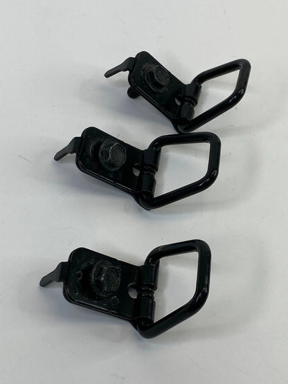 2009-2011 CHEVROLET CHEVY AVEO SEDAN REAR TRUNK TIE DOWN HOOK SET OF 3 OEM