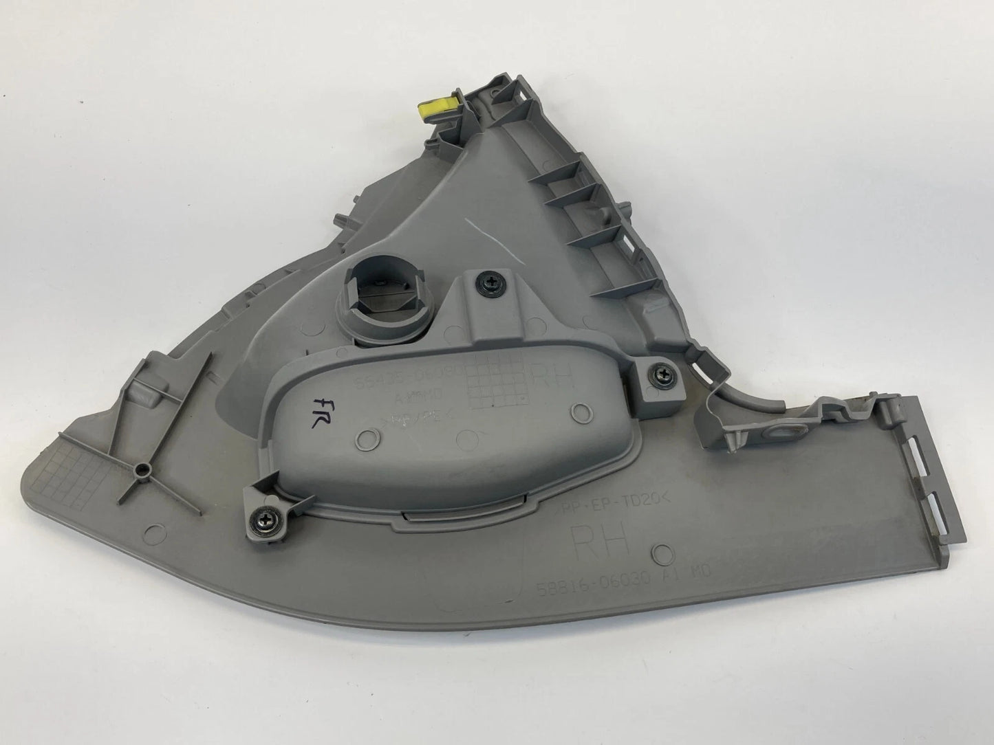 10 11 TOYOTA CAMRY FRONT RIGHT SIDE POCKET CONSOLE TRIM KICK PANEL 58816-06030
