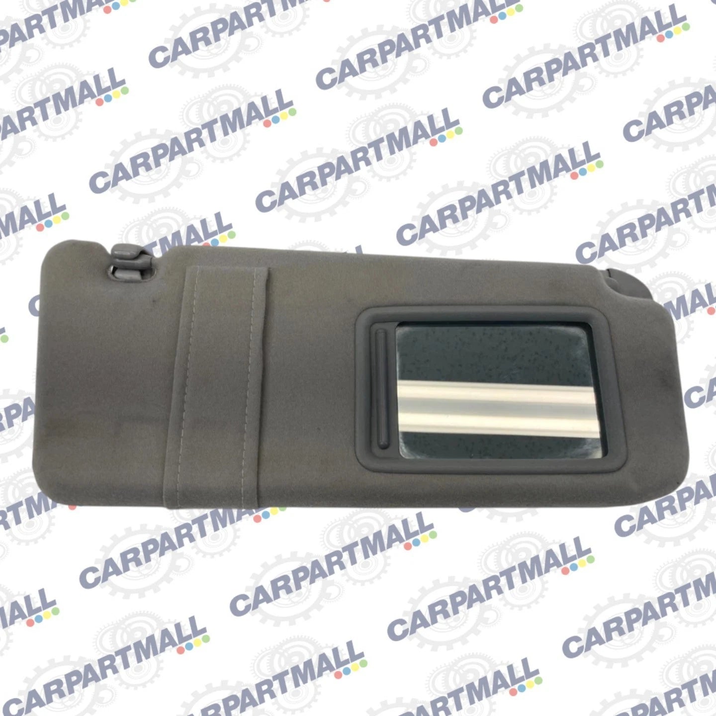 2007-2011 TOYOTA CAMRY W/O SUNROOF RIGHT PASSENGER SUN VISOR SUNVISOR CLOTH GRAY
