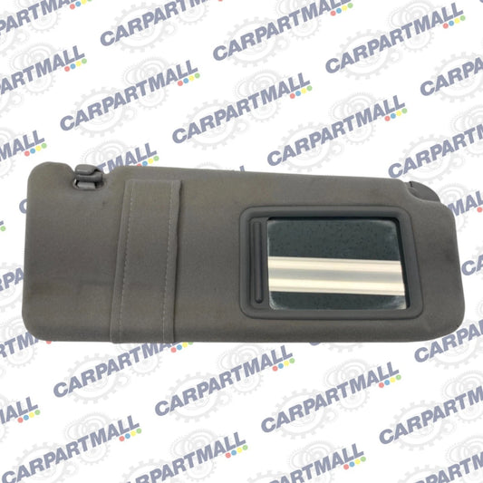 2007-2011 TOYOTA CAMRY W/O SUNROOF RIGHT PASSENGER SUN VISOR SUNVISOR CLOTH GRAY